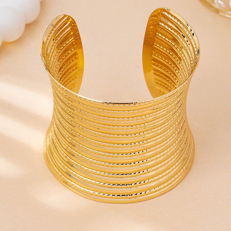 golden wristband armband metal open bracelet golden wristband armband metal open bracelet