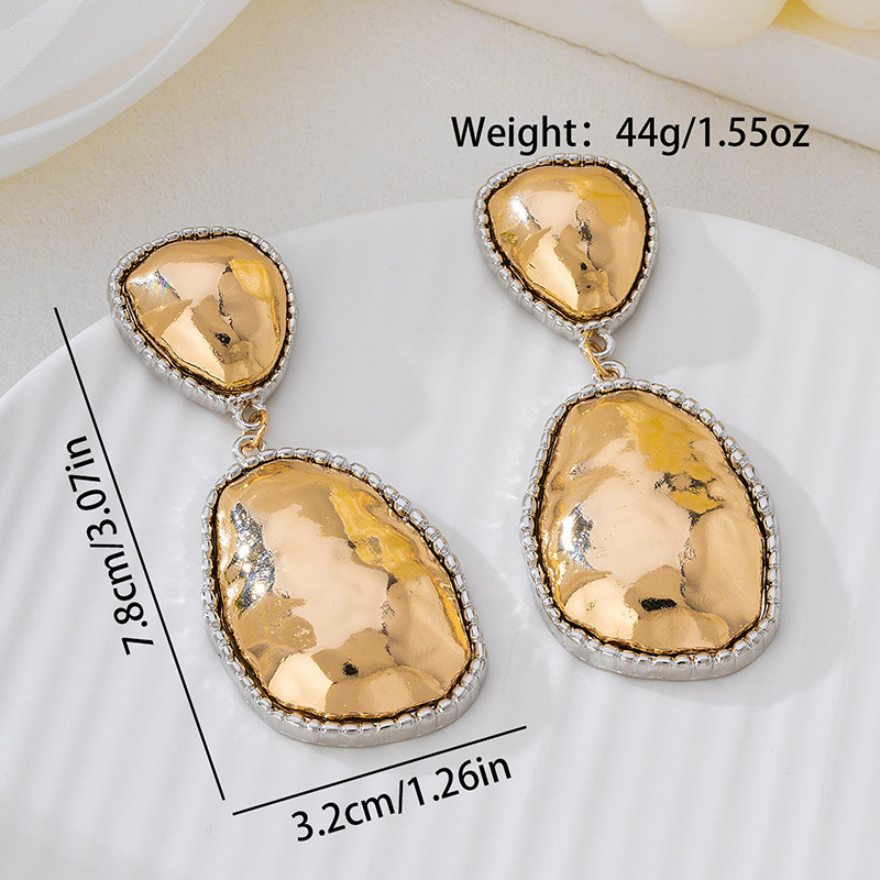 exquisite lace geometric ellipse earrings exquisite lace geometric ellipse earrings