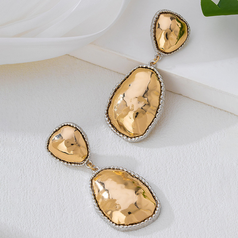 exquisite lace geometric ellipse earrings exquisite lace geometric ellipse earrings