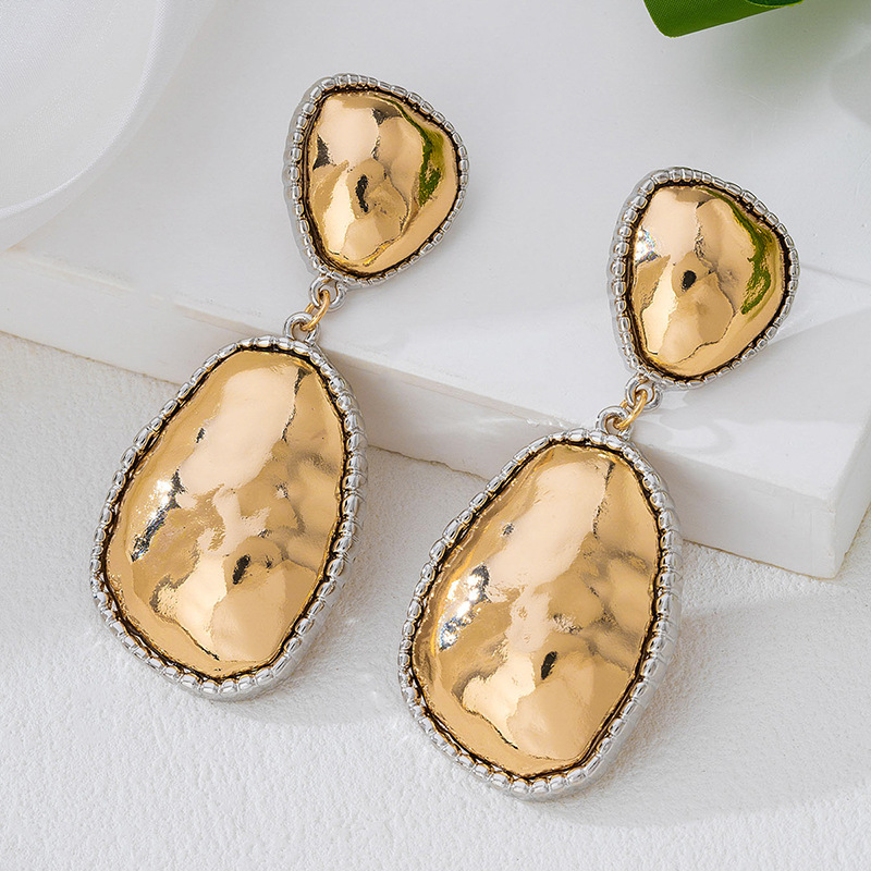 exquisite lace geometric ellipse earrings exquisite lace geometric ellipse earrings